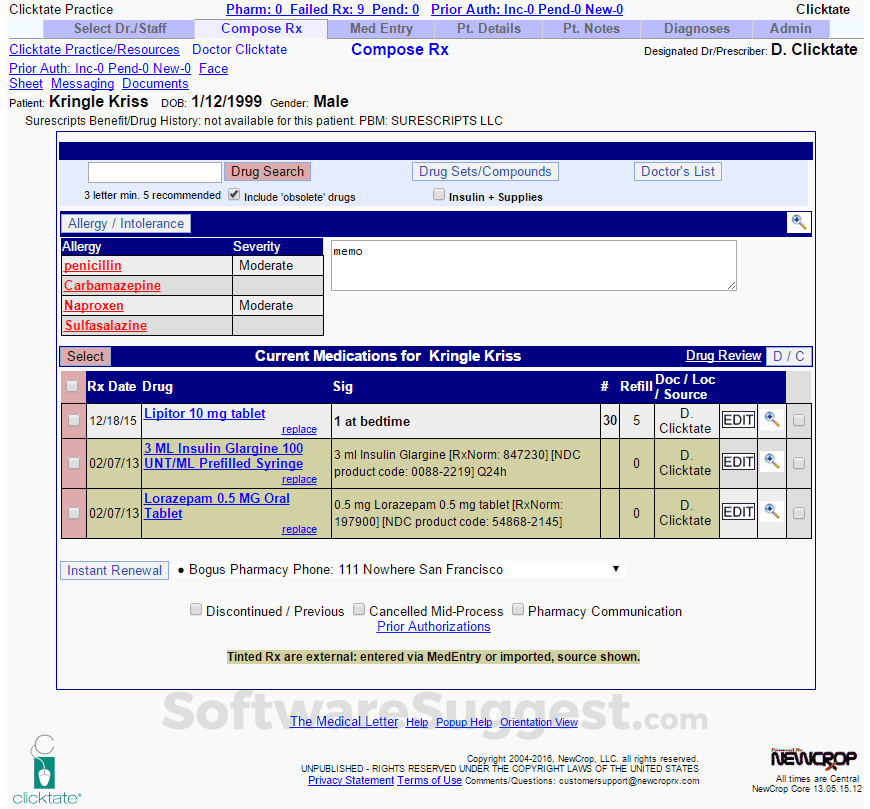 Clicktate Screenshot1